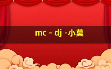 mc - dj -小莫